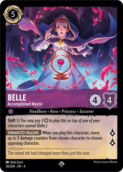 Belle - Accomplished Mystic - Cold Foil (Ursula's Return)(4-036/204)(SR)