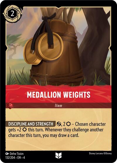 Medallion Weights - Cold Foil (Ursula's Return)(4-132/204)(U)