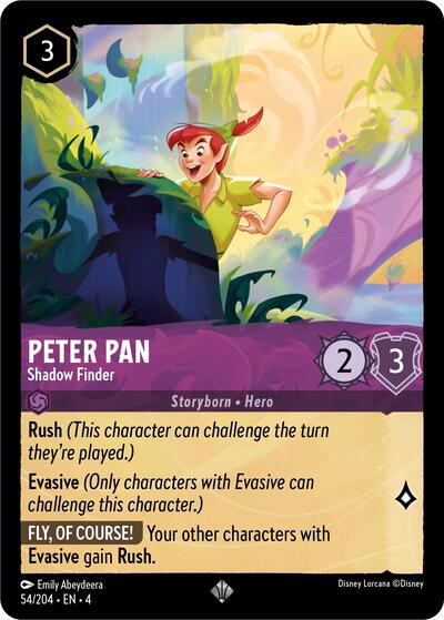 Peter Pan - Shadow Finder (Ursula's Return)(4-054/204)(SR)