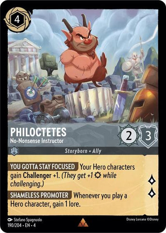 Philoctetes - No-Nonsense Instructor - Cold Foil (Ursula's Return)(4-190/204)(R)