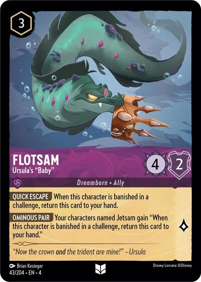 Flotsam - Ursula's "Baby" (Ursula's Return)(4-043/204)(U)