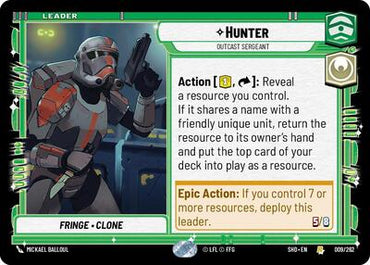 Hunter, Outcast Sergeant (Shadows of the Galaxy)(SHD-009/262)(R)