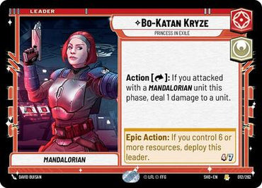 Bo-Katan Kryze, Princess in Exile (Shadows of the Galaxy)(SHD-012/262)(R)