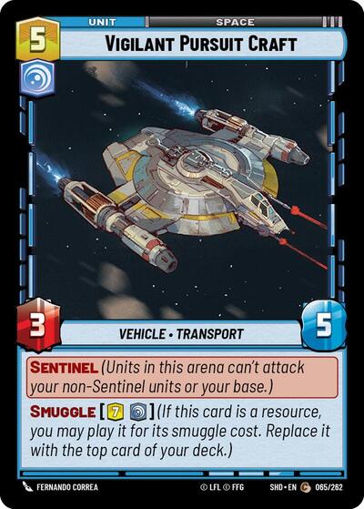 Vigilant Pursuit Craft - Foil (Shadows of the Galaxy)(SHD-065/262)(C)