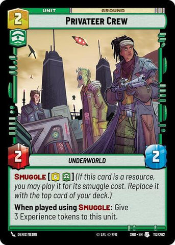 Privateer Crew - Foil (Shadows of the Galaxy)(SHD-113/262)(U)