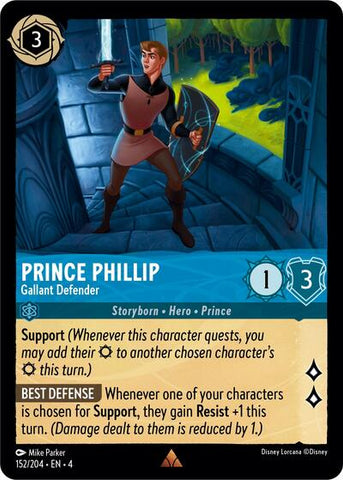 Prince Phillip - Gallant Defender - Cold Foil (Ursula's Return)(4-152/204)(R)