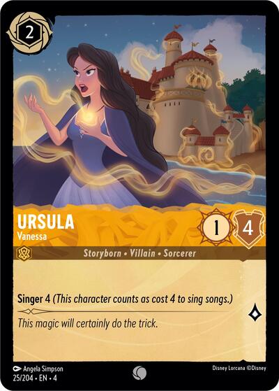 Ursula - Vanessa - Cold Foil (Ursula's Return)(4-025/204)(C)