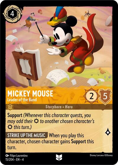 Mickey Mouse - Leader of the Band (Ursula's Return)(4-015/204)(U)