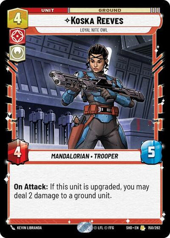 Koska Reeves, Loyal Nite Owl - Foil (Shadows of the Galaxy)(SHD-150/262)(R)