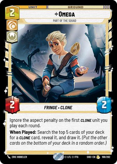 Omega, Part of the Squad - Foil (Shadows of the Galaxy)(SHD-198/262)(R)