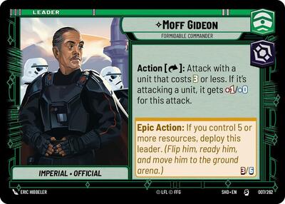 Moff Gideon, Formidable Commander (Shadows of the Galaxy)(SHD-007/262)(S)