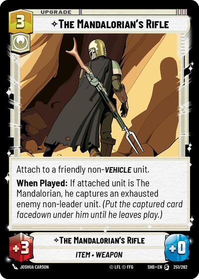 The Mandalorian's Rifle (Shadows of the Galaxy)(SHD-251/262)(S)