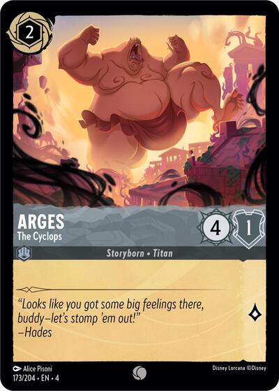 Arges - The Cyclops - Cold Foil (Ursula's Return)(4-173/204)(C)