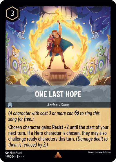 One Last Hope - Cold Foil (Ursula's Return)(4-197/204)(R)