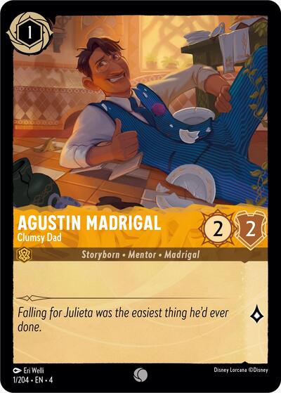 Agustin Madrigal - Clumsy Dad (Ursula's Return)(4-001/204)(C)