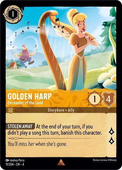 Golden Harp - Enchanter of the Land (Ursula's Return)(4-011/204)(R)