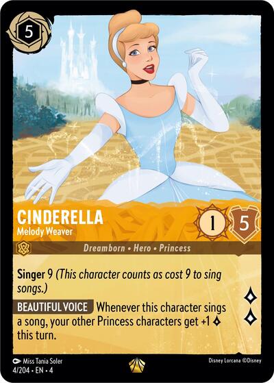 Cinderella - Melody Weaver (Ursula's Return)(4-004/204)(L)