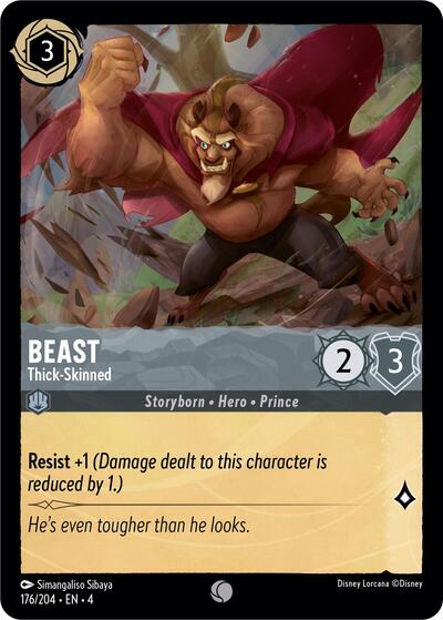 Beast - Thick-Skinned - Cold Foil (Ursula's Return)(4-176/204)(C)