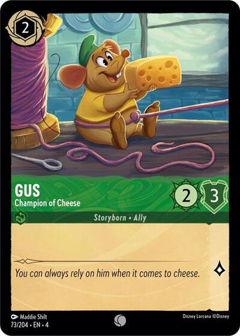 Gus - Champion of Cheese (Ursula's Return)(4-073/204)(C)