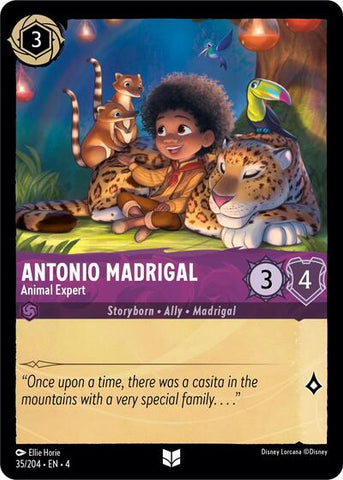 Antonio Madrigal - Animal Expert - Cold Foil (Ursula's Return)(4-035/204)(U)