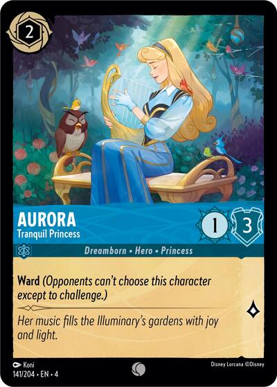 Aurora - Tranquil Princess (Ursula's Return)(4-141/204)(C)
