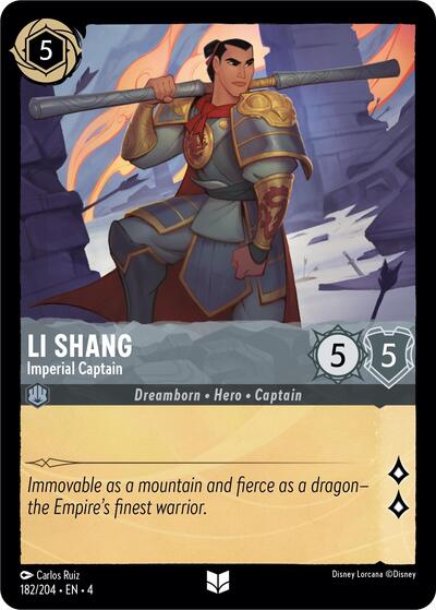 Li Shang - Imperial Captain (Ursula's Return)(4-182/204)(U)
