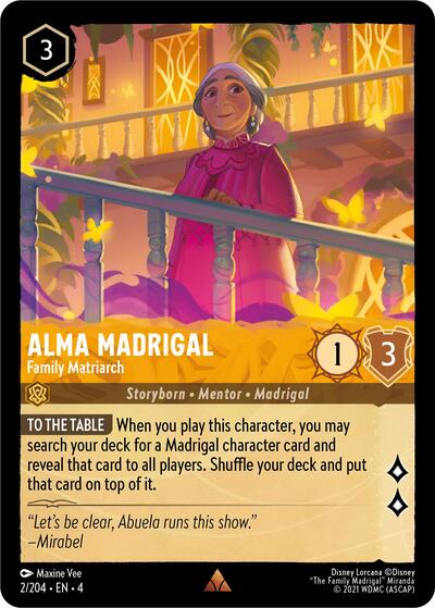 Alma Madrigal - Family Matriarch (Ursula's Return)(4-002/204)(R)
