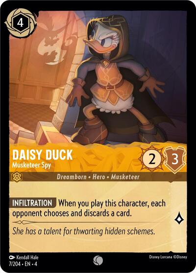 Daisy Duck - Musketeer Spy (Ursula's Return)(4-007/204)(C)