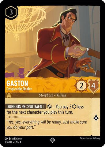 Gaston - Despicable Dealer (Ursula's Return)(4-010/204)(SR)