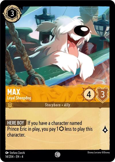 Max - Loyal Sheepdog - Cold Foil (Ursula's Return)(4-014/204)(C)