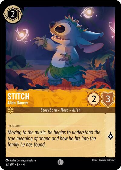 Stitch - Alien Dancer - Cold Foil (Ursula's Return)(4-023/204)(C)