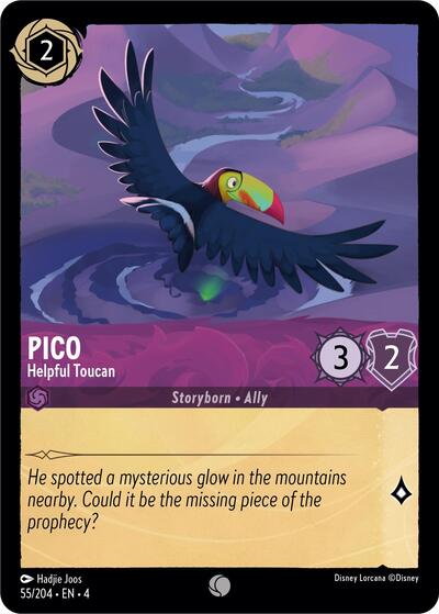 Pico - Helpful Toucan - Cold Foil (Ursula's Return)(4-055/204)(C)