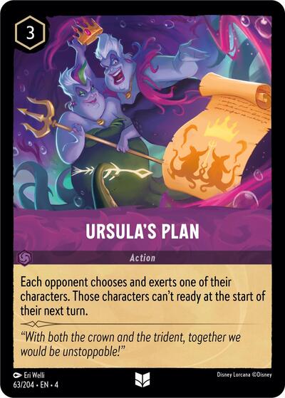 Ursula's Plan - Cold Foil (Ursula's Return)(4-063/204)(U)