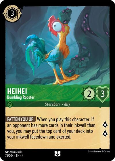 Heihei - Bumbling Rooster (Ursula's Return)(4-075/204)(U)