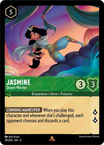 Jasmine - Desert Warrior (Ursula's Return)(4-078/204)(R)