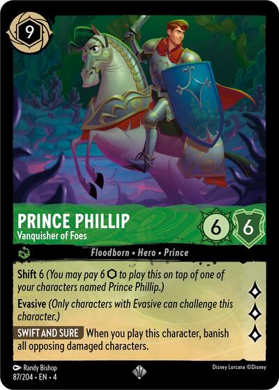 Prince Phillip - Vanquisher of Foes (Ursula's Return)(4-087/204)(SR)