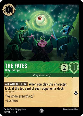 The Fates - Only One Eye - Cold Foil (Ursula's Return)(4-089/204)(C)