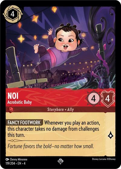 Noi - Acrobatic Baby - Cold Foil (Ursula's Return)(4-119/204)(SR)