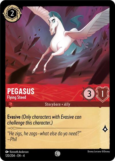 Pegasus - Flying Steed - Cold Foil (Ursula's Return)(4-120/204)(C)