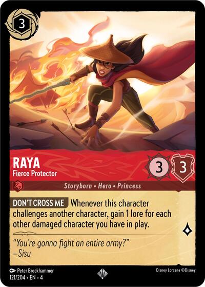 Raya - Fierce Protector (Ursula's Return)(4-121/204)(SR)
