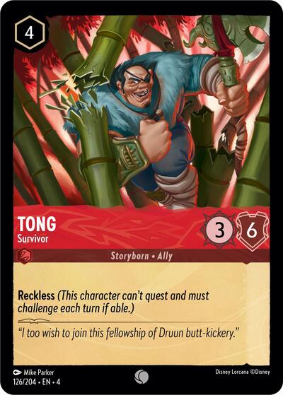 Tong - Survivor (Ursula's Return)(4-126/204)(C)