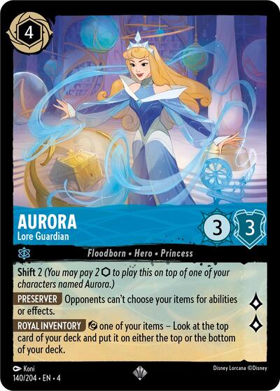 Aurora - Lore Guardian - Cold Foil (Ursula's Return)(4-140/204)(SR)