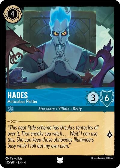 Hades - Meticulous Plotter (Ursula's Return)(4-145/204)(U)