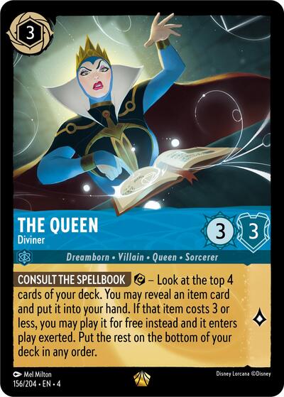 The Queen - Diviner - Cold Foil (Ursula's Return)(4-156/204)(L)