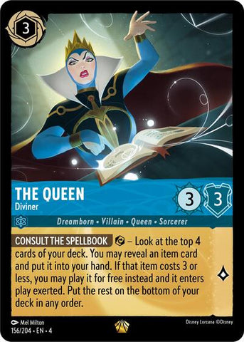 The Queen - Diviner - Cold Foil (Ursula's Return)(4-156/204)(L)
