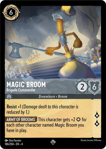 Magic Broom - Brigade Commander (Ursula's Return)(4-186/204)(SR)