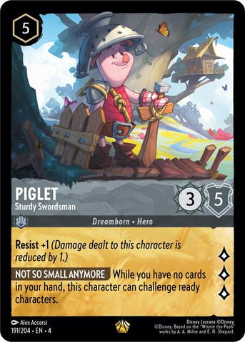 Piglet - Sturdy Swordsman (Ursula's Return)(4-191/204)(L)
