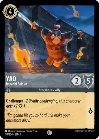Yao - Imperial Soldier (Ursula's Return)(4-194/204)(C)
