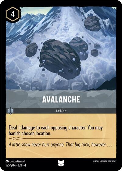 Avalanche - Cold Foil (Ursula's Return)(4-195/204)(U)