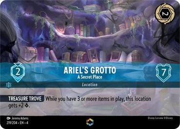 Ariel's Grotto - A Secret Place (Enchanted) - Holofoil (Ursula's Return)(4-219/204)(E)